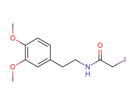 Acetamide, N-[2-(3,4-dimethoxyphenyl)ethyl]-2-iodo-