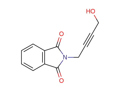 Molecular Structure of 32331-81-0 (1H-Isoindole-1,3(2H)-dione, 2-(4-hydroxy-2-butynyl)-)