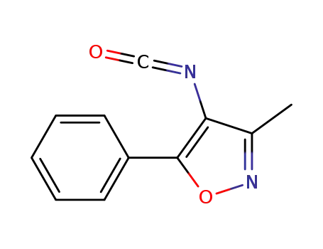 Molecular Structure of 352018-89-4 (4-ISOCYANATO-3-METHYL-5-PHENYLISOXAZOLE)