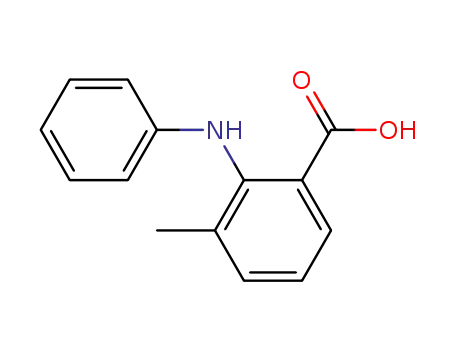 Molecular Structure of 40961-11-3 (3-METHYL-2-PHENYLAMINO-BENZOIC ACID)