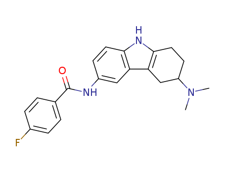 186543-64-6,N-[3-(dimethylamino)-2,3,4,9-tetrahydro-1H-carbazol-6-yl]-4-fluorobenzamide,