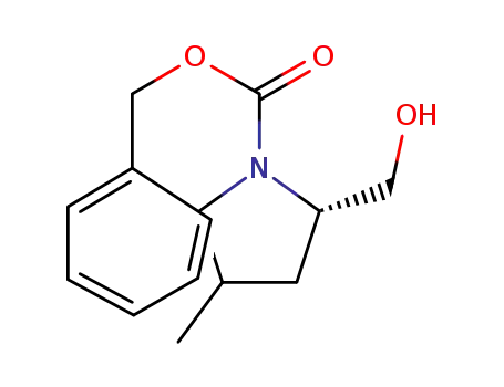 1-Pyrrolidinecarboxylic acid, 2-(hydroxymethyl)-4-methyl-, phenylmethyl
ester, (2S)-