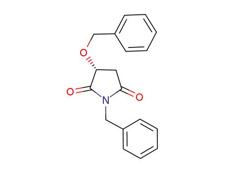 2,5-Pyrrolidinedione, 3-(phenylmethoxy)-1-(phenylmethyl)-, (3R)-