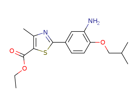 5-Thiazolecarboxylicacid, 2-[3-amino-4-(2-methylpropoxy)phenyl]-4-methyl-, ethyl ester