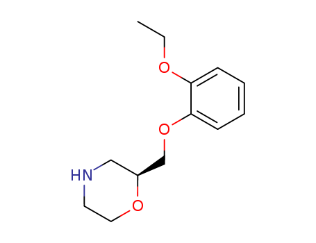 52730-46-8,Morpholine,2-[(2-ethoxyphenoxy)methyl]-,(2S)- ,(S)-2-(2-Ethoxy-phenoxymethyl)-morpholine;(S)-2-(2-ethoxyphenoxymethyl)morpholine;