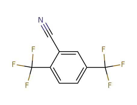 Molecular Structure of 51012-27-2 (2,5-Bis(trifluoromethyl)benzonitrile)