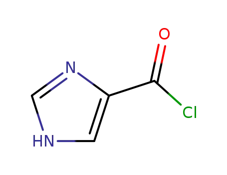 Molecular Structure of 56460-32-3 (1H-Imidazole-5-carbonyl chloride)