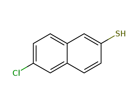 Molecular Structure of 392330-26-6 (6-chloro-2-naphthalenethiol)