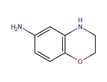 Molecular Structure of 26011-57-4 (3,4-DIHYDRO-2H-1,4-BENZOXAZIN-6-AMINE)