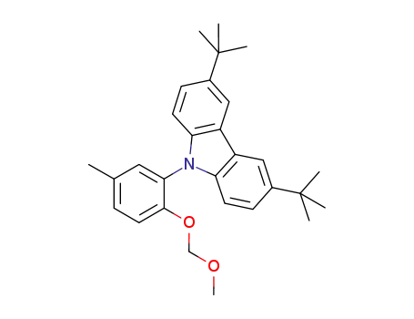 9H-Carbazole,
3,6-bis(1,1-dimethylethyl)-9-[2-(methoxymethoxy)-5-methylphenyl]-