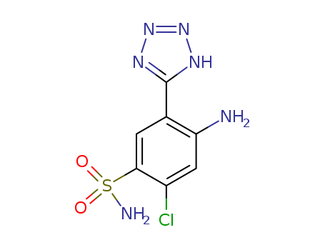 2-chloro-5-(1H-tetrazol-5-yl)sulphanilamide