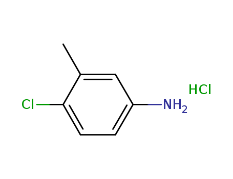 Benzenamine, 4-chloro-3-methyl-, hydrochloride (1:1)