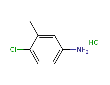 Molecular Structure of 30273-23-5 (4-CHLORO-3-METHYLANILINE HYDROCHLORIDE)