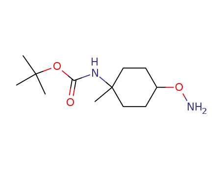 Molecular Structure of 792913-85-0 (Carbamic acid, [4-(aminooxy)-1-methylcyclohexyl]-, 1,1-dimethylethyl
ester)