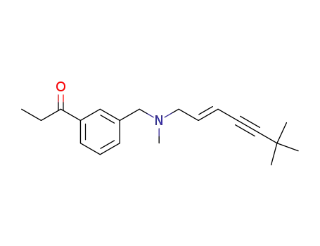 Trans-3'-[N-(6,6-dimethyl-2-hepten-4-ynyl)-N-methylaminomethyl]propiophenone