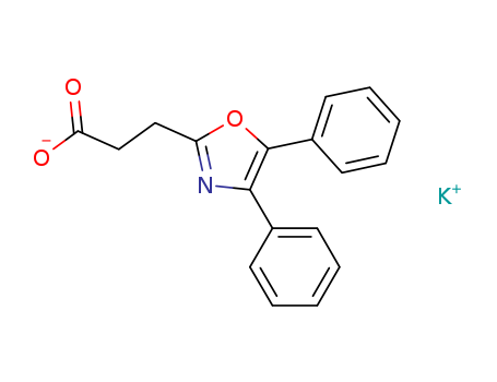 174064-08-5,Oxaprozin, potassium salt,2-Oxazolepropanoicacid, 4,5-diphenyl-, potassium salt (9CI)