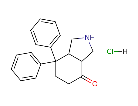 Molecular Structure of 169104-86-3 (7,7-DIPHENYL-OCTAHYDRO-ISOINDOL-4-ONE HYDROCHLORIDE)