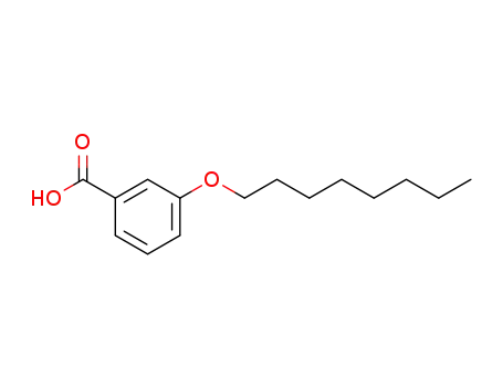 Molecular Structure of 79785-45-8 (Benzoic acid, 3-(octyloxy)-)