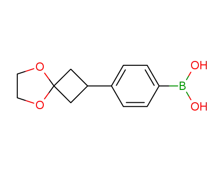 Molecular Structure of 254892-99-4 (3-(4-BORONOPHENYL)CYCLOBUTANONE ETHYLENE KETAL)