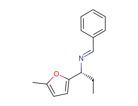 2-FURANMETHANAMINE,A-ETHYL-5-METHYL-N-(BENZYLENE)-,(AR)-