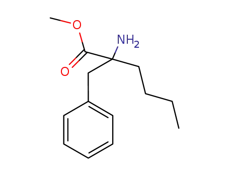 Molecular Structure of 853303-77-2 (methyl 2-amino-2-benzylhexanoate)