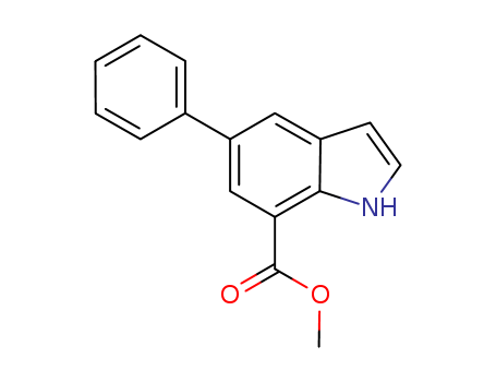 Methyl 5-phenyl-1H-indole-7-carboxylate