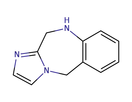 Molecular Structure of 78105-31-4 (10,11-dihydro-5H-imidazo[2,1-c][1,4]benzodiazepine)
