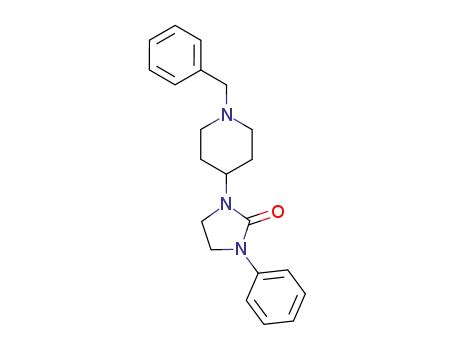 Molecular Structure of 61220-54-0 (2-Imidazolidinone, 1-phenyl-3-[1-(phenylmethyl)-4-piperidinyl]-)