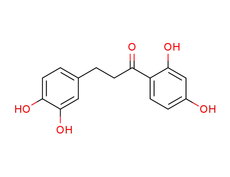Molecular Structure of 100634-10-4 (1-Propanone, 1-(2,4-dihydroxyphenyl)-3-(3,4-dihydroxyphenyl)-)