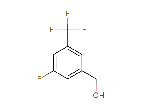 Molecular Structure of 184970-29-4 (3-Fluoro-5-(trifluoromethyl)benzyl alcohol)