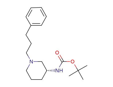 tert-butyl [(3R)-1-(3-phenylpropyl)-3-piperidinyl]carbamate