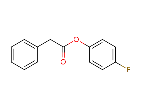 Molecular Structure of 62433-23-2 (Benzeneacetic acid, 4-fluorophenyl ester)