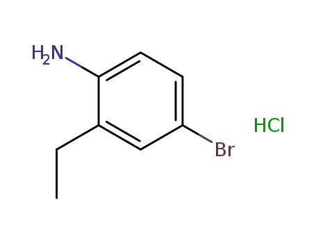 Molecular Structure of 30273-22-4 (4-BROMO-2-ETHYLANILINE HYDROCHLORIDE)
