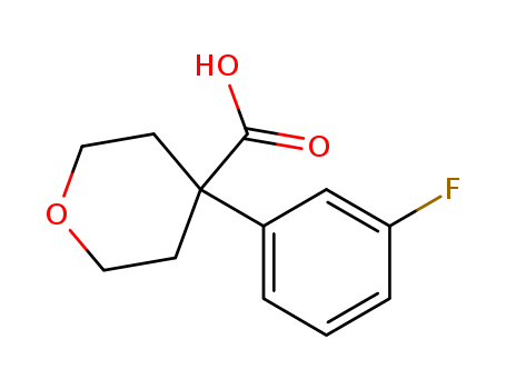 4-(3-Fluorophenyl)tetrahydropyran-4-carboxylic acid