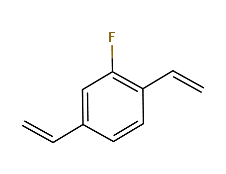 Molecular Structure of 62937-75-1 (Benzene, 1,4-diethenyl-2-fluoro-)