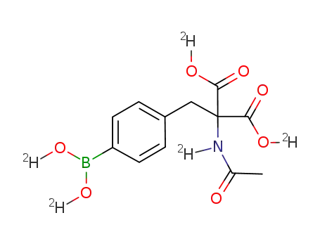 d5-(2,2-dicarboxy-2-acetamidoethyl)benzeneboronic acid