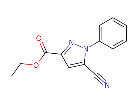 5-Cyano-1-phenyl-1H-pyrazole-3-carboxylic acid ethyl ester