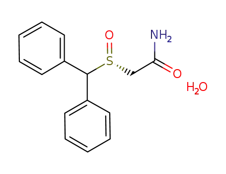 2-[(R)-(diphenylmethyl)sulfinyl]acetamide monohydrate