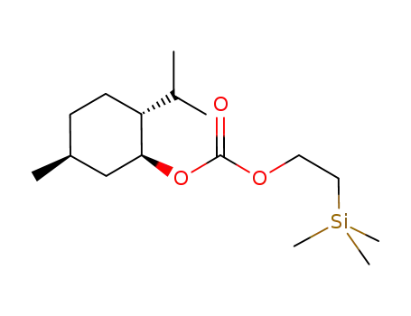 2-(trimethylsilyl)ethyl (1S,2R,5S)-2-isopropyl-5-methylcyclohexyl carbonate