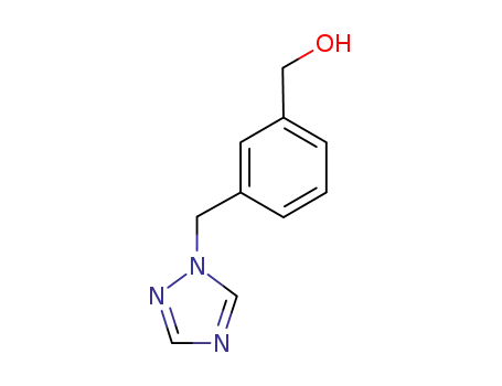 Molecular Structure of 871825-54-6 ([3-(1H-1,2,4-TRIAZOL-1-YLMETHYL)PHENYL]METHANOL)