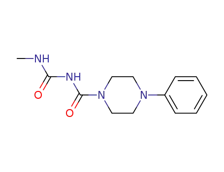 Molecular Structure of 80712-07-8 (N-(methylcarbamoyl)-4-phenylpiperazine-1-carboxamide)