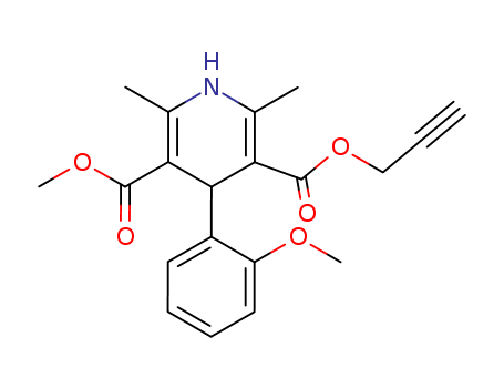 59880-25-0,methyl prop-2-yn-1-yl 4-(2-methoxyphenyl)-2,6-dimethyl-1,4-dihydropyridine-3,5-dicarboxylate,