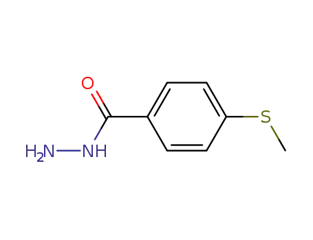 Molecular Structure of 81104-42-9 (4-(METHYLTHIO)BENZHYDRAZIDE)