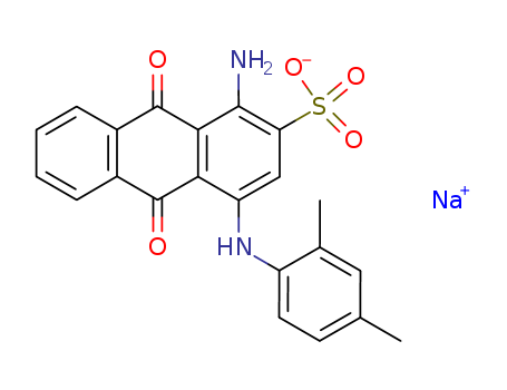 2-ANTHRACENESULFONIC ACID 1-AMINO-4-[(2,4-DIMETHYLPHENYL)AMINO]-9,10-DIHYDRO-9,10-DIOXO-,MONOSODIUM SALT