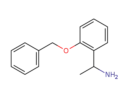 Molecular Structure of 123982-82-1 (Benzenemethanamine,a-methyl-2-(phenylmethoxy)-, (S)-)