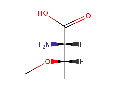 Molecular Structure of 104195-80-4 ((2S,3S)-2-Amino-3-methoxybutanoic acid)