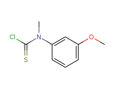 Molecular Structure of 83508-58-1 (N-(3-METHOXYPHENYL)-N-METHYLTHIOCARBAMOYL CHLORIDE)