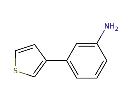 Molecular Structure of 161886-96-0 (3-THIEN-3-YLANILINE)