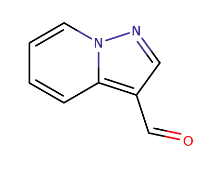 Molecular Structure of 73957-66-1 (Pyrazolo[1,5-a]pyridin-3-carbaldehyde)