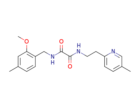 Ethanediamide, N-[(2-methoxy-4-methylphenyl)methyl]-N'-[2-(5-methyl-2-pyridinyl)ethyl]-